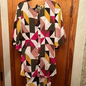 Ashley Stewart button down blouse 👚